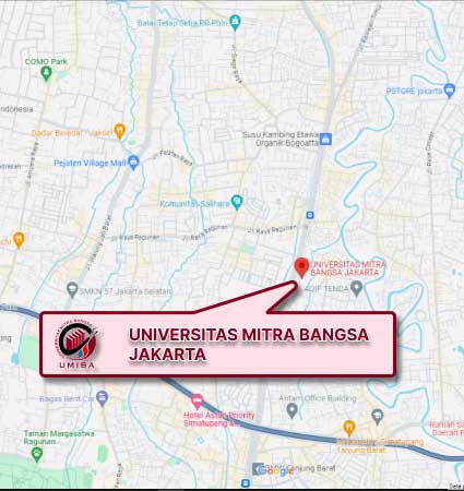 Lokasi Kampus Universitas Mitra Bangsa Nomor